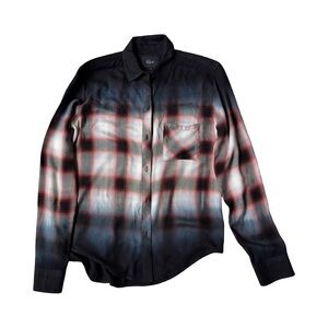 Rails Black and Red Plaid Women's Top